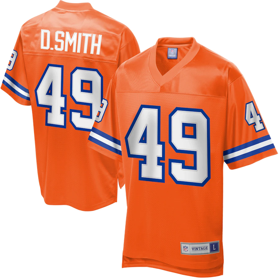 Nike Denver Broncos No49 Dennis Smith Black Men's Stitched NFL Limited 2016 Salute to Service Jersey